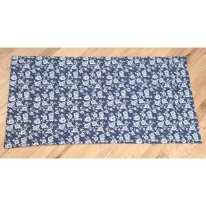 South Point Navy & white Floral Pair of King Size Pillow cases